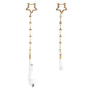 2 PCS Bluetooth Headset Anti-lost Fashion Star Chain Ear Buckle(Golden)