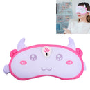 YJ-528 Eye Massager Shading Hot Compress Sleep Eye Mask Wireless Heating Eye Protector Relieve Eye Fatigue(White)
