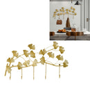 Home Ginkgo Leaf Hooks Creative Wall Hooks Living Room Bedroom Porch Decoration Hooks, Size:inkgo Leaf Branch Hook-Small