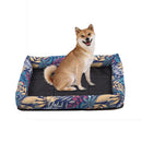 Summer Pet Non-removable Side Dog Mat Pet Bed, Specification: S 45X35X6cm(Forest)