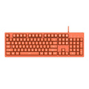 Ajazz DKS100 104 Keys Office Luminous Game Tea Axis Mechanical Keyboard, Cable Length: 1.5m(Orange )