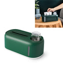 Humidifying Tissue Box Creative Wet And Dry Tissue Box, Colour: Dark green White Bottom