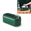 Humidifying Tissue Box Creative Wet And Dry Tissue Box, Colour: Dark Green Gold Bottom