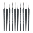 10 PCS 000 WeiZhuang Hook Line Pen Painting Hand-painted Watercolor Wolf Mint Hook Line Pen Painting Stroke Thin Line Brush, Color:Dark Blue