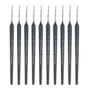 10 PCS 0 WeiZhuang Hook Line Pen Painting Hand-painted Watercolor Wolf Mint Hook Line Pen Painting Stroke Thin Line Brush, Color:Dark Blue