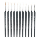 11 PCS Full Sets WeiZhuang Hook Line Pen Painting Hand-painted Watercolor Wolf Mint Hook Line Pen Painting Stroke Thin Line Brush, Color:Dark Blue