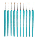 10 PCS 1 WeiZhuang Hook Line Pen Painting Hand-painted Watercolor Wolf Mint Hook Line Pen Painting Stroke Thin Line Brush, Color:Sky Blue