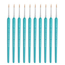 10 PCS 3 WeiZhuang Hook Line Pen Painting Hand-painted Watercolor Wolf Mint Hook Line Pen Painting Stroke Thin Line Brush, Color:Sky Blue