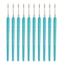 10 PCS 5 WeiZhuang Hook Line Pen Painting Hand-painted Watercolor Wolf Mint Hook Line Pen Painting Stroke Thin Line Brush, Color:Sky Blue