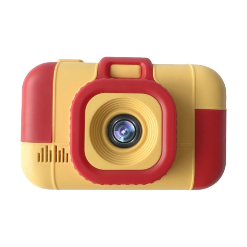 High-definition Dual-camera Photo Children Digital Camera Baby Toy(Red Yellow)