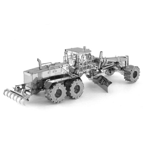 3D Metal Assembly Model Engineering Vehicle Series DIY Puzzle Toy, Style:Automatic Grader