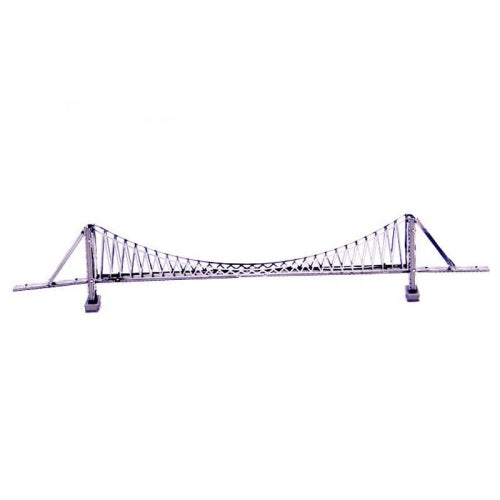 3 PCS 3D Metal Assembly Model World Building DIY Puzzle Toy, Style:Bosphorus Bridge