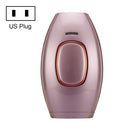 Ladies Painless Photon Laser Hair Removal Device, Specification:US Plug(Rose Gold)