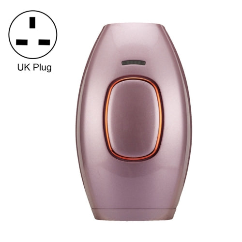 Ladies Painless Photon Laser Hair Removal Device, Specification:UK Plug(Rose Gold)