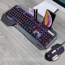 618 Internet Cafe Game Manipulator Keyboard and Mouse Set, Cable Length: 1.6m(Black )