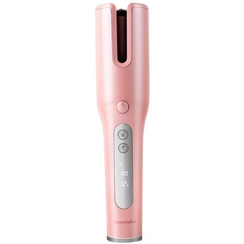 UMATE Wireless Automatic Straight-rolling Dual-use Charging Curling Iron(Pink)