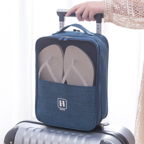 Outdoor Travel Shoe Box Storage Bag Travel Trolley Case Bag(Fashion Blue)
