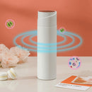 Intelligent Display Temperature Drinking Water Reminder UV Sterilization Thermos Cup(White)