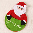 10 PCS Christmas Cutlery Cover Set Desktop Decoration Set(Santa Claus)
