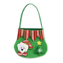 5 PCS Christmas Gift Bag Candy Apple Bag Christmas Decorations(Bear)