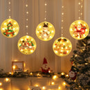 Star Lights Christmas Atmosphere Shop Window Room Decoration LED String Lights, Power:Battery(Remote Control)