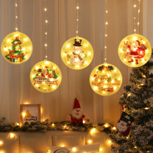 Star Lights Christmas Atmosphere Shop Window Room Decoration LED String Lights, Power:Battery(Remote Control)