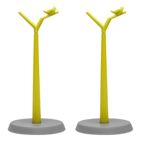 2 PCS Tree-shaped Roll Paper Holder Vertical Paper Towel Holder, Size: 34x16cm(Green)