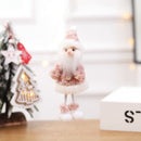 4 PCS Christmas Decorations Creative Christmas Doll Pendant Mini Doll, Specification: Old Man