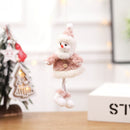 4 PCS Christmas Decorations Creative Christmas Doll Pendant Mini Doll, Specification: Snowman