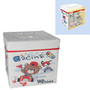 Cartoon Pattern Children Toy Foldable Ozone and Ultraviolet Light Double Disinfection Storage Box(White)
