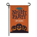 4 PCS Double-Sided Halloween Garden Flag Linen Decorative Garden Flag(GF207-1 Pumpkin)