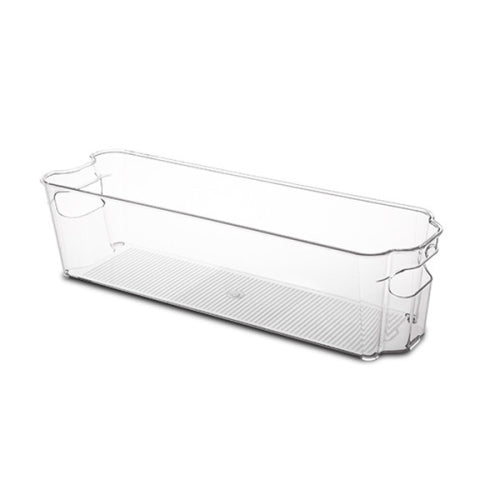 Kitchen Transparent Refrigerator Storage Box Pull-out Cans Beverage Bottle Storage Box, Specification: Long