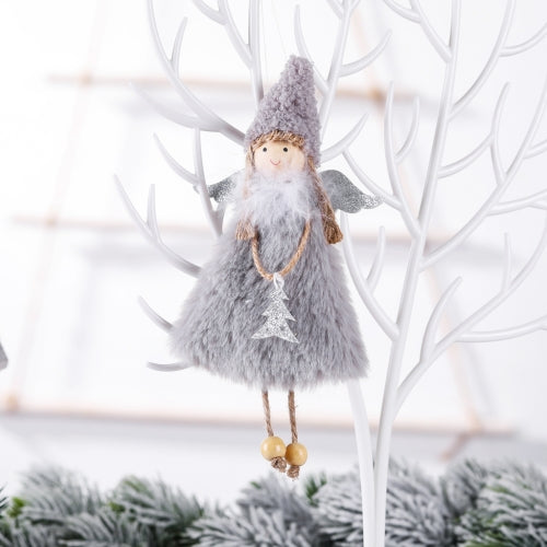4 PCS Angel Christmas Decorations Christmas Tree Pendant Children Gifts(Grey)