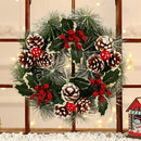 Christmas Ornament Pine Cone Garland, Size:30cm(Style B)