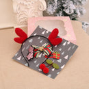 2 Sets Christmas Head Buckle Headband Gift Box Christmas Gift Set Children Gift(Red Antlers)