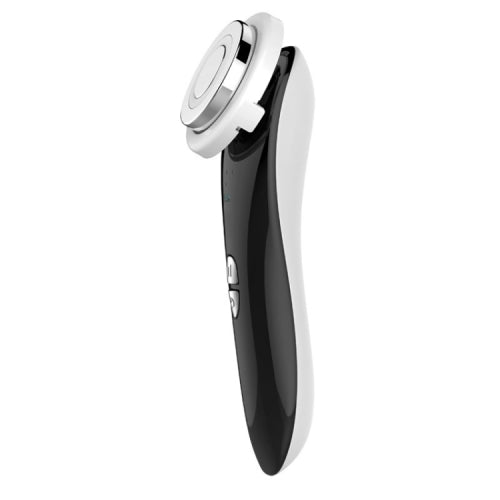 Facial Electronic Beauty Instrument Ultrasonic Ion Red And Blue Color Light Introduction Instrument(White )