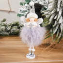 3 PCS Feather Angel Christmas Decorations Christmas Gifts for Children(Blue)