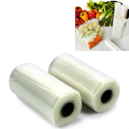 2 Rolls Food Vacuum Preservation Bag Grid Rice Packaging Vacuum Roll Bag, Size:17x500cm