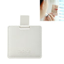 3 PCS FaSoLa Portable Mirror Small Foldable Stainless Steel Makeup Mirror, Style:Square(Gray)