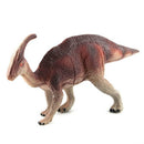 Simulation Animal Dinosaur World Static Toy Models, Style: Brown Red Parasaurus