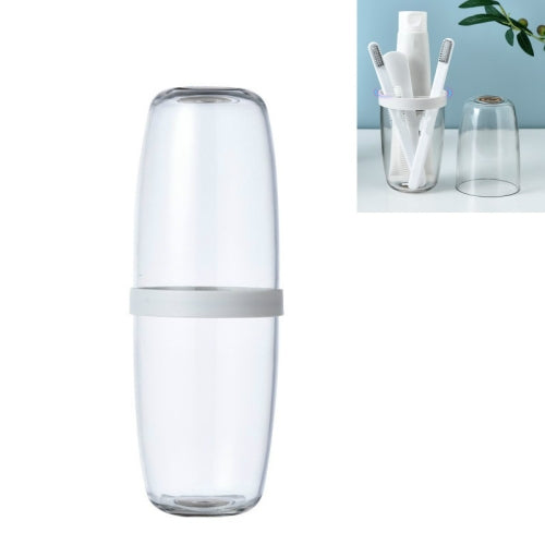 3 PCS Travel Portable Toilet Cup Set(Transparent)