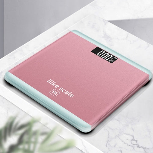 ISCALE SE Human Body Intelligent Electronic Scale Household Weight Scale Adult Body Fat Scale(Rose Gold )