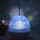 Starlight USB Fantasy Atmosphere Projection Lamp LED Rotating Night Light(Black)
