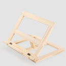 Wooden Reading Rack Children Notebook Stand Anti-myopia Book Stand, Colour: Log Wood Clip
