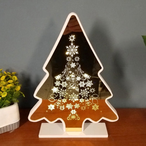Christmas Decoration Atmosphere Lights Home Decoration Crafts, Size:L(Golden Christmas Tree )