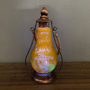 Halloween Decoration LED Oil Lamp Hotel Family Crafts Ornaments, Specifications:Skull Yellow L