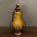Halloween Decoration LED Oil Lamp Hotel Family Crafts Ornaments, Specifications:Miko Yellow L