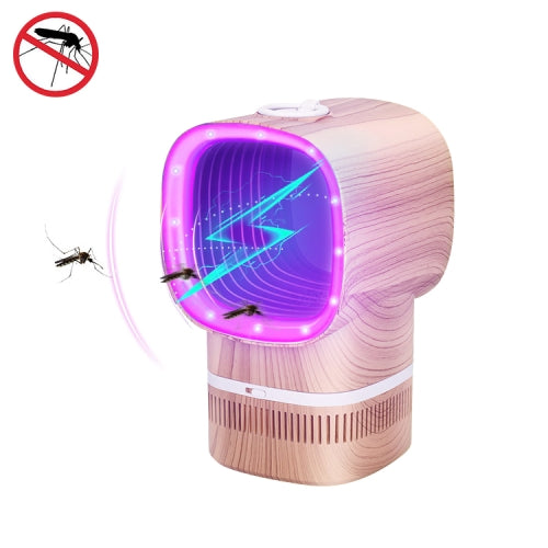 Chargable LED Mosquito Lamp Insect Repellent USB Mute Mosquito Repellent Lamp, Colour: Golden Wood Grain