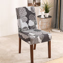 2 PCS Elastic All-inclusive Chair Cover Hotel Restaurant General Simple Dining Table And Chair Cover(Dark)
