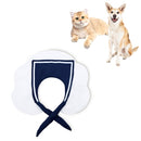 Pet School Uniform Dog Saliva Towel Sailor Suit, Size: S